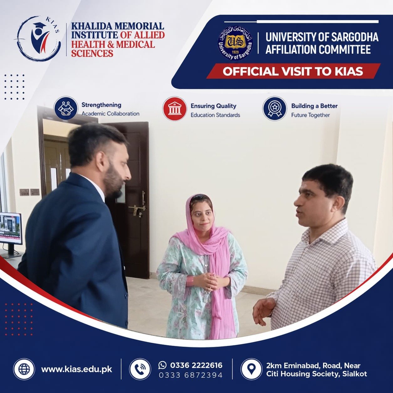 University of Sargodha Affiliation Committee Concludes Visit to KIAS photo